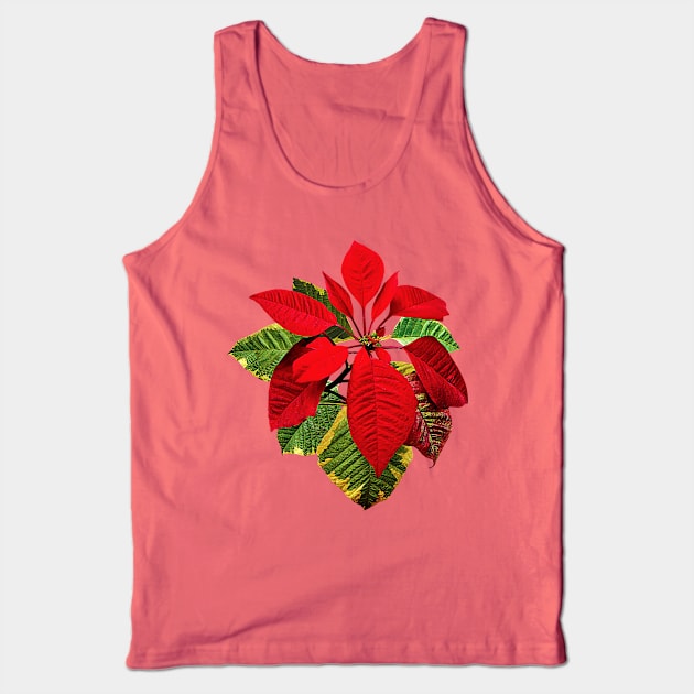 Poinsettia Plant Tank Top by SusanSavad